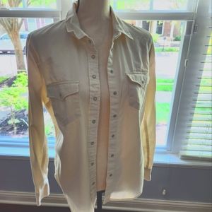 AERIE Snap front button down top